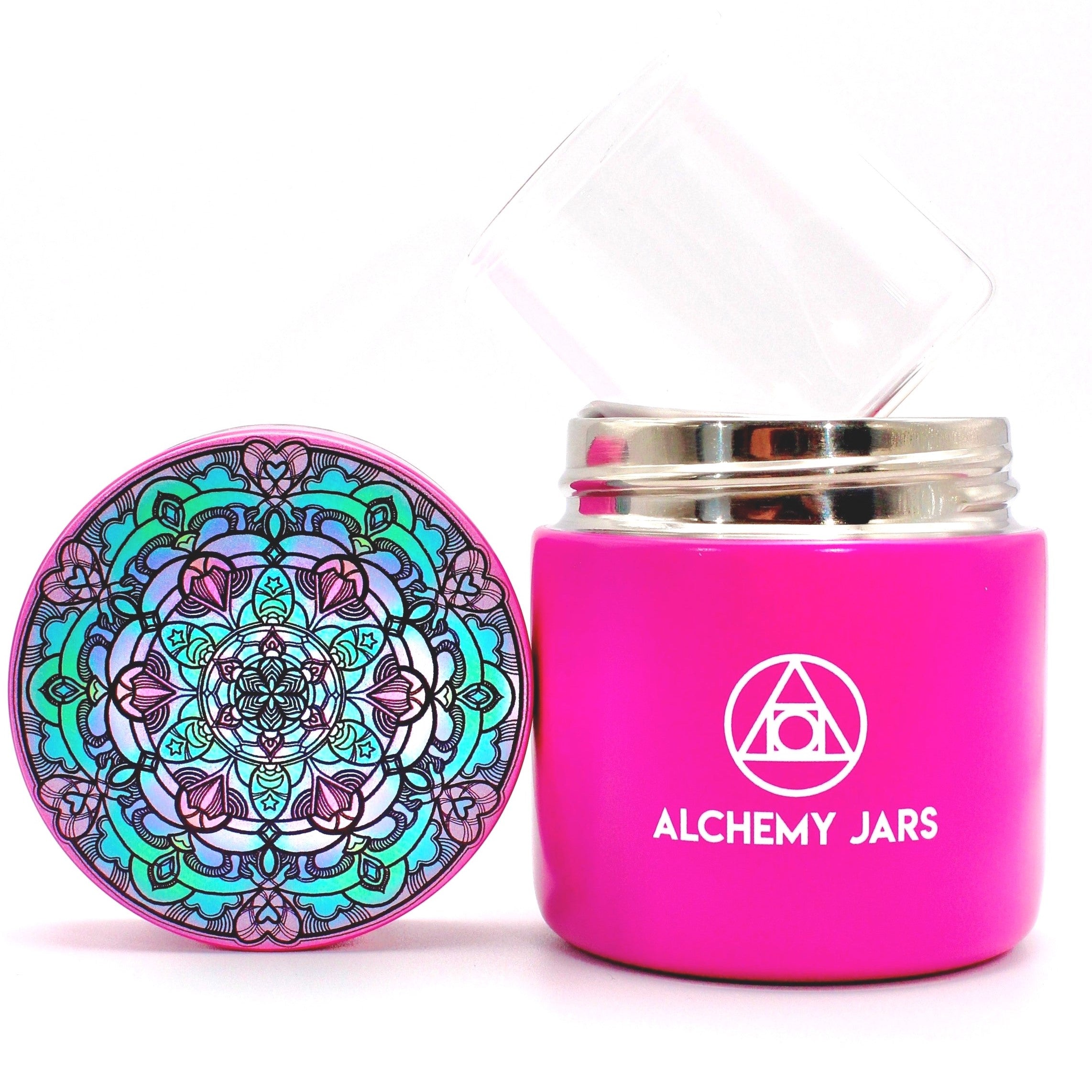 MVV x Alchemy Jars - Pink Heart Mandala